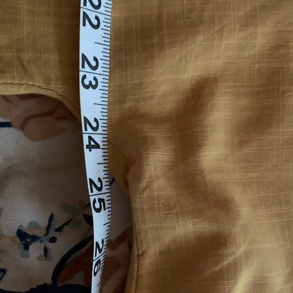 CELLABIE  Mustard Pocket Three-Quarter Sleeve
Button-Up Top - Women - Picture 10 of 10